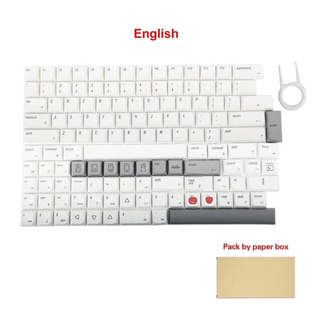 Monochrome Minimalist Keycap Set