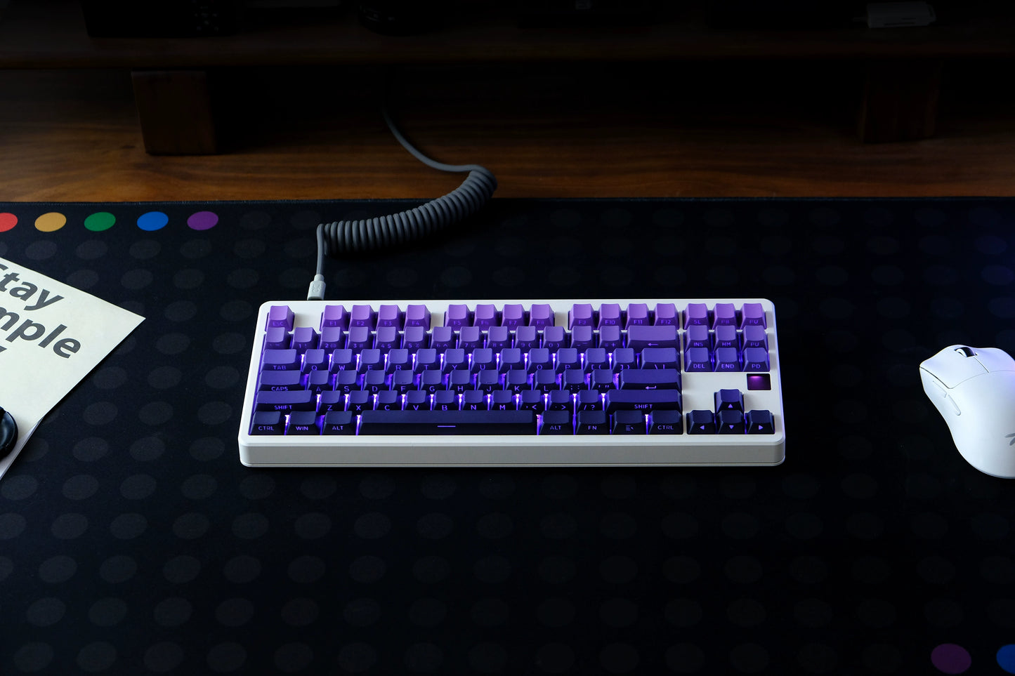 Gradient Glow Keycap Set