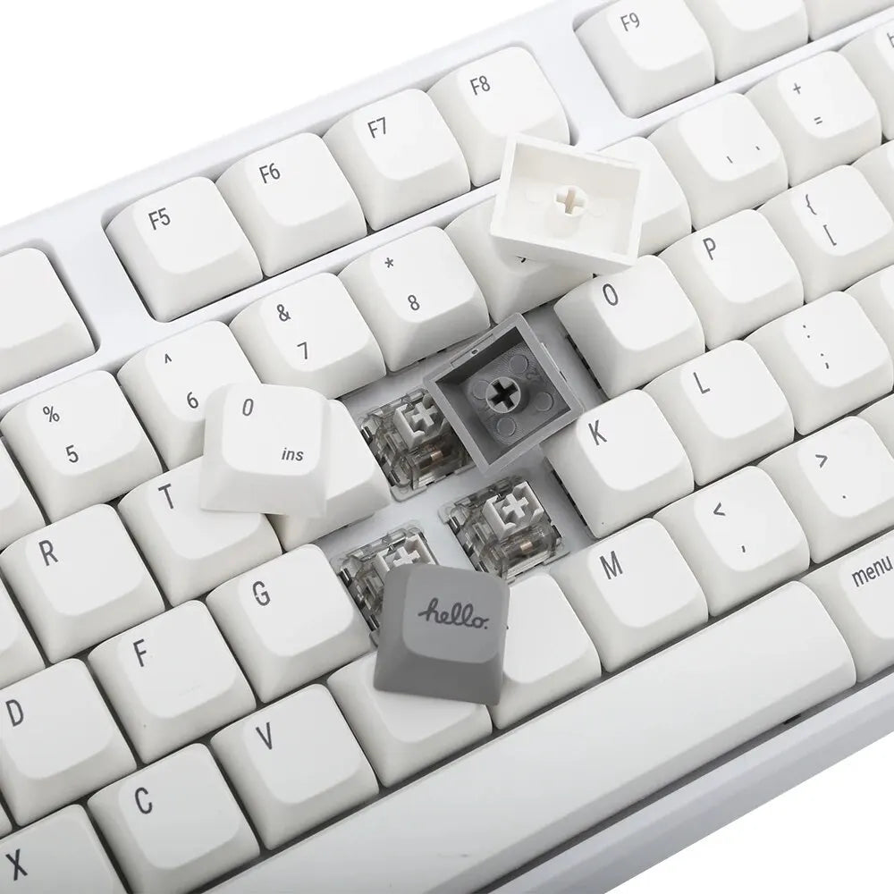 Monochrome Minimalist Keycap Set