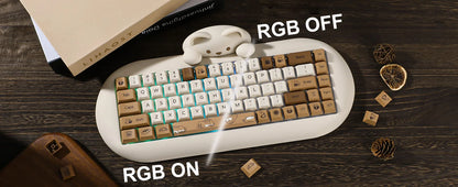 Coffee and Cats Keycap Set