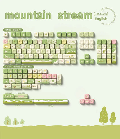 Mountain Stream Keycap Set