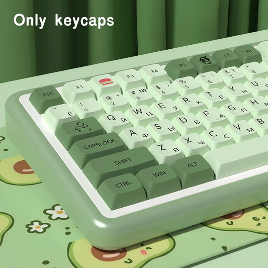 Matcha Café Keycap Set
