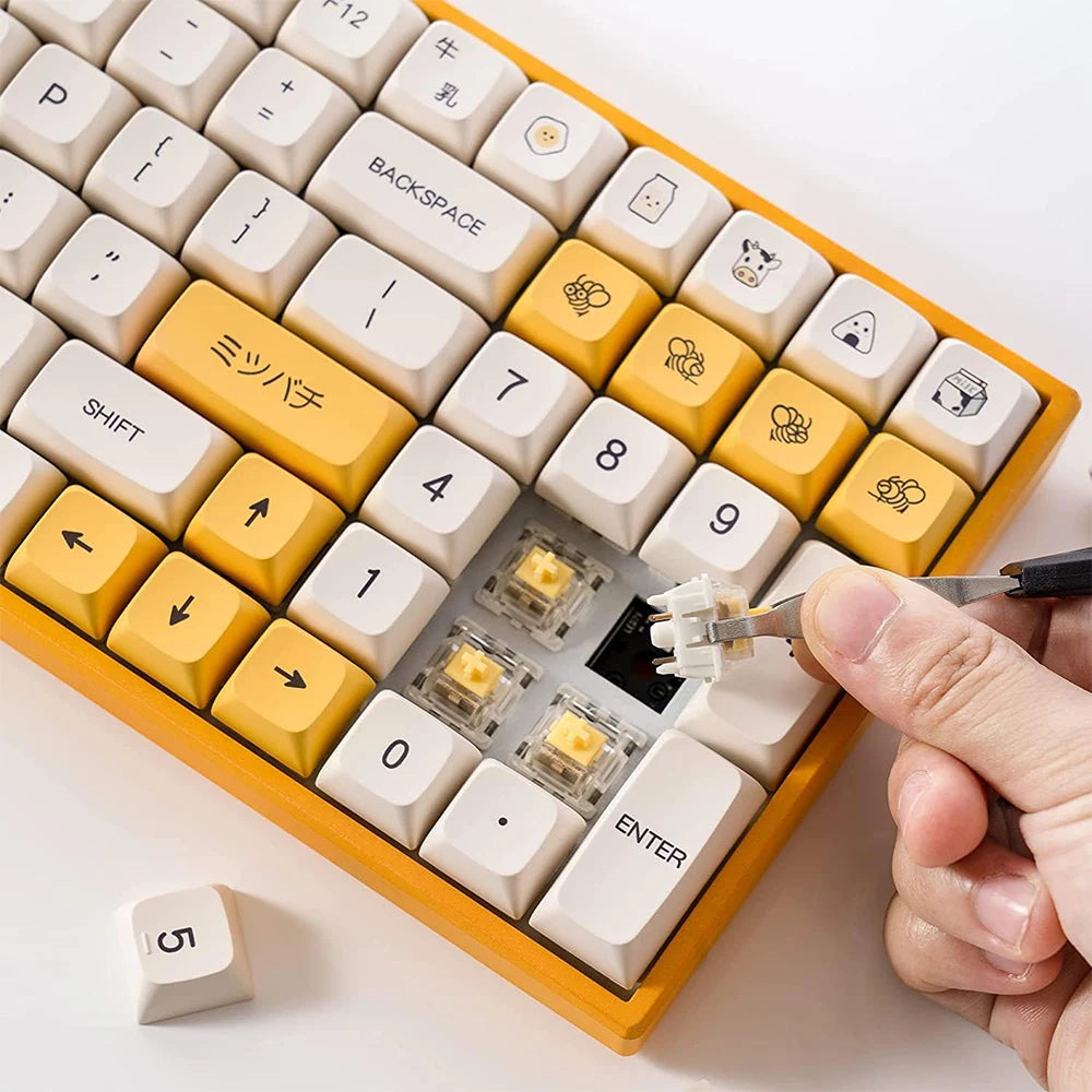 Honey Moo Keycap Set