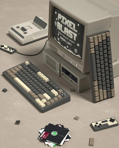 Pixel Blast Retro Keycap Set
