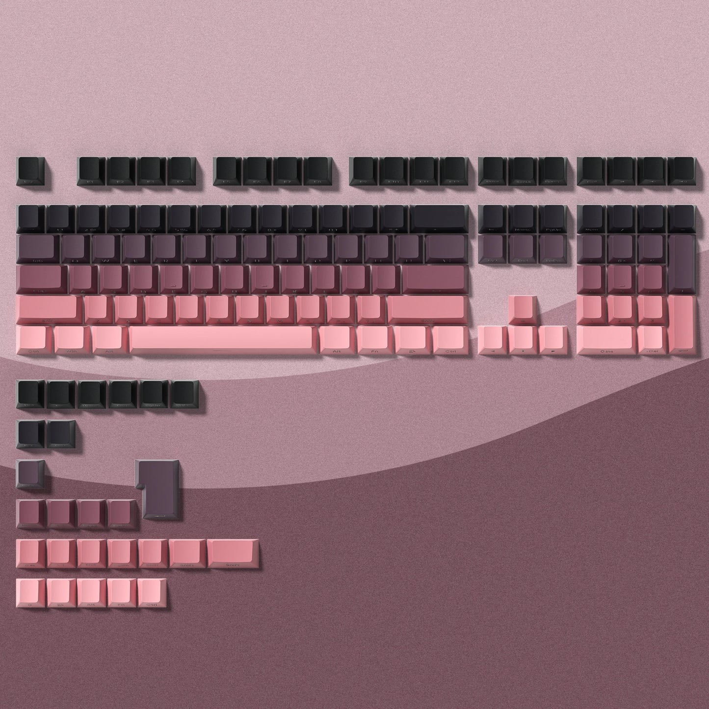Nebula Noir Keycap Set