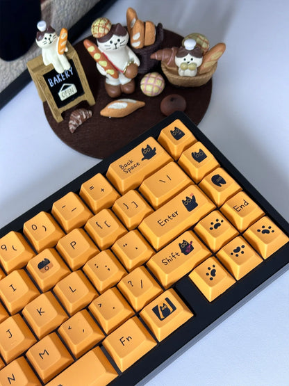 Cat Café Keycap Set