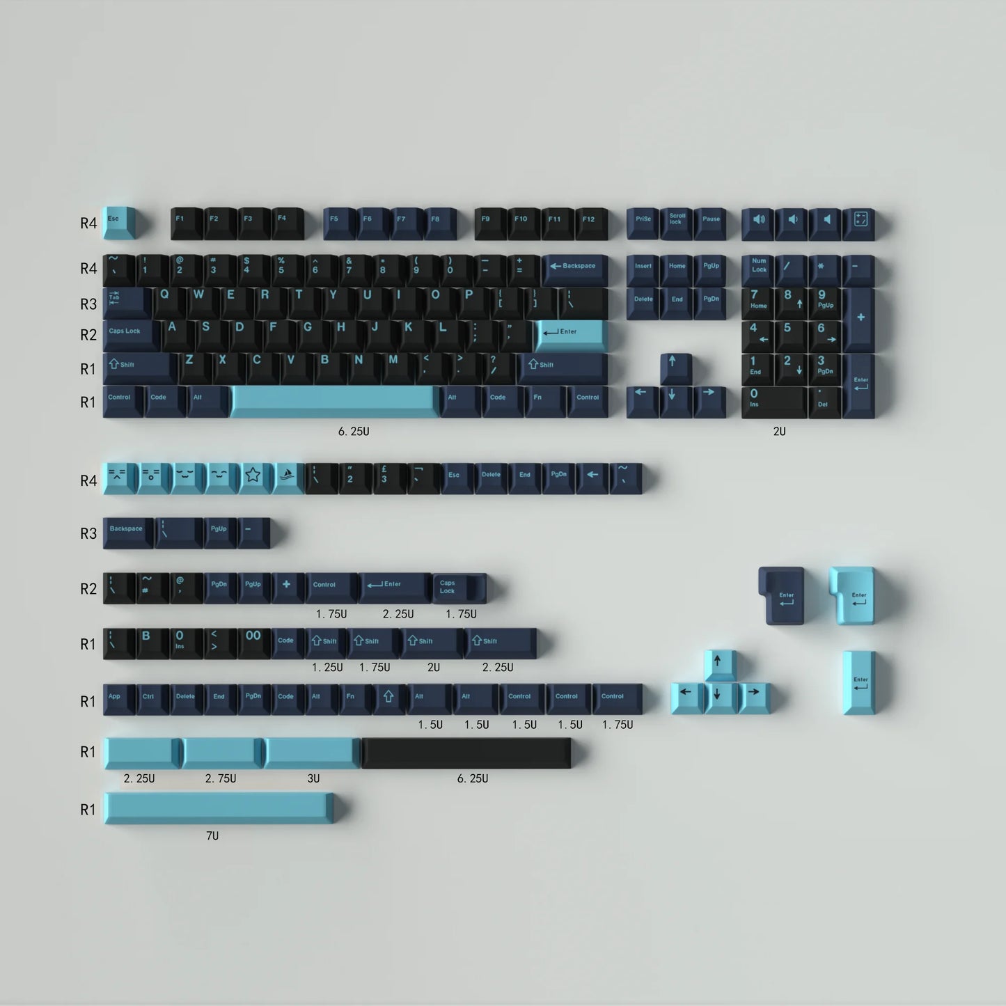 GMK-Inspired PBT Keycap Set