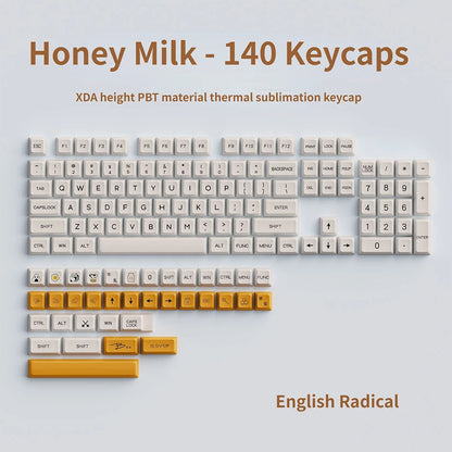 Honey Moo Keycap Set